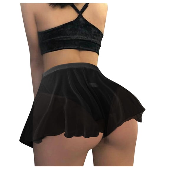 Women's Shorts Fashion High Waist Ruffled Mini Pleated Fitness Skirt Workout Shorts for Women