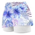 thumbnail image 1 of Women's Shorts JIANLAI Inner Shorts Spring Summer Athletic Running Skirt Gym Yoga Outfit (S-3XL) Blue, 1 of 5