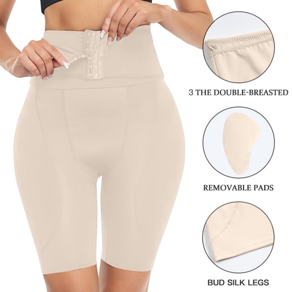 Women's Shorts Plus Size s Large Body Shaping Pants Zipper Open Crotch High Waist Hip Lifting Tight Pants