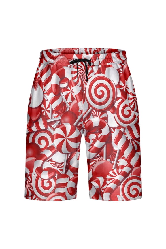 Women's Shorts Printed Pattern Bermuda 5 Inch Inseam Mid Rise Casual Summer Bottoms Loose Fit Weekender Sport Shorts