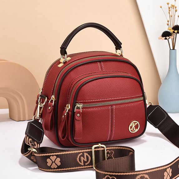 Women's Shoulder Bag Large Capacity PU Leather Crossbody Purse for Daily Commute Casual Outfits