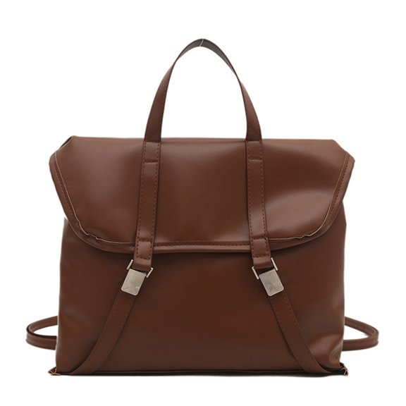 Women's Shoulder Bag PU Leather School Bag Casual Backpack Handbag For Commuting Traveling And Social Gatherings