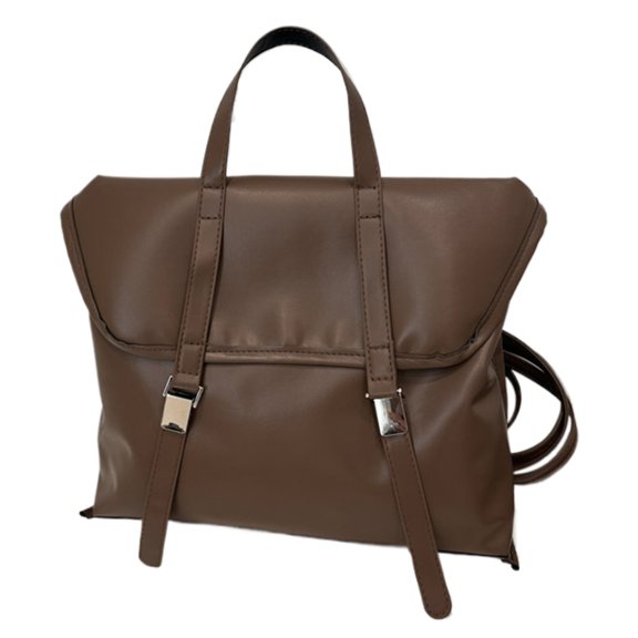 Women's Shoulder Bag PU Leather School Bag Casual Backpack Handbag For Commuting Traveling And Social Gatherings