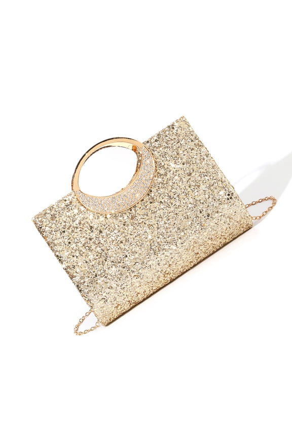 Women's Shoulder Bag Sequins Glitter Clutches Purses Evening Handbags Crossbody Bags for Evening Wedding Party Prom