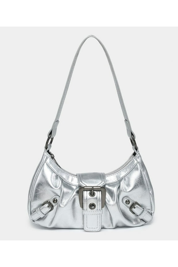 Women’s Shoulder Bags Y2K Vintage Gothic PU Leather Mini Handbag Chic Belt Buckle Totes Lightweight For Spicy Girls Daily Use Work Shopping Date Travel Fashion Designer Female Small Underarm Purse