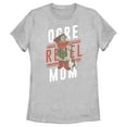thumbnail image 1 of Women's Shrek Ogre Rebel Mom  Graphic Tee Athletic Heather X Large, 1 of 4