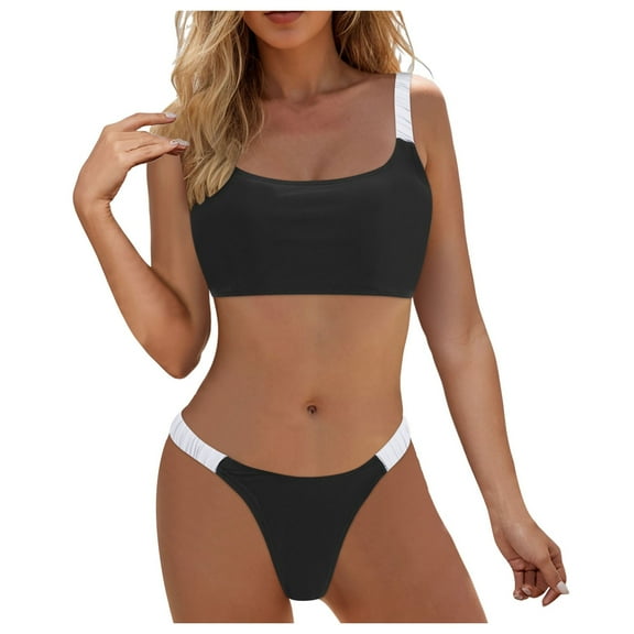 Women's Shyla Solid Smocked Bikini Top