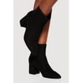 thumbnail image 1 of Women's Side Zip Block Heel Pointy Toe Booties, 1 of 3