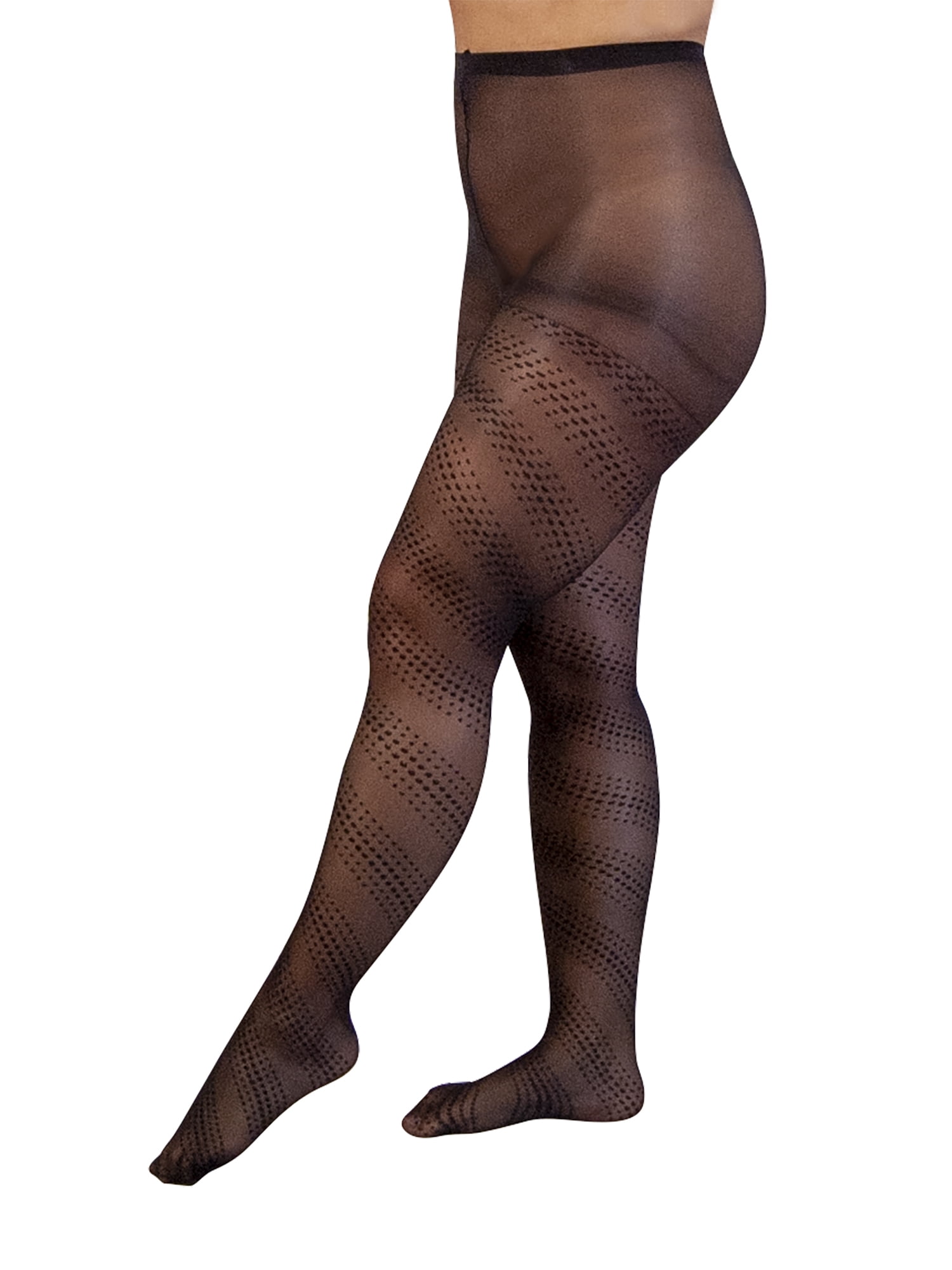 Women's Silk Impressions Spiral Dot Tights, 3-Pack 