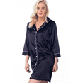 thumbnail image 1 of Women’s Silk Satin Bridal Pajama Nightgown Shirt Sleepwear Set for Bride and Bridesmaids, 1 of 1