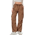 thumbnail image 1 of Women's Silk Satin Pajama Pants Loose Fit Lounge Wide Leg Elastic Waist Comfy Sleepwear Drawstring with Pockets Silver, 1 of 8