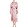 thumbnail image 1 of Women's Silk Sleepwear 100% Silk Long Robe, 1 of 11