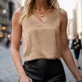 thumbnail image 1 of Women's Silk Strap Vest Satin Soft Camisole, 1 of 6