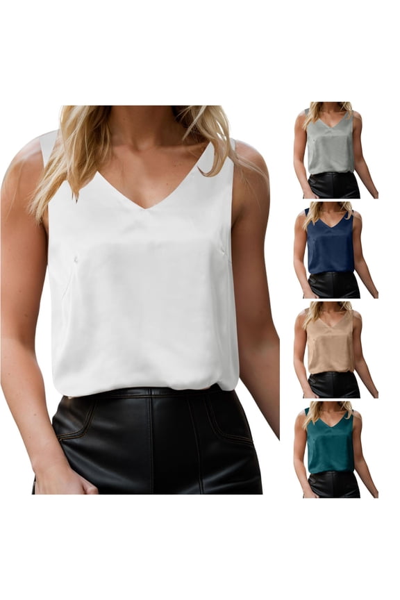 Women's Silk Strap Vest Satin Soft Vest 2xl Tops for Women plus Size 3x plus Top