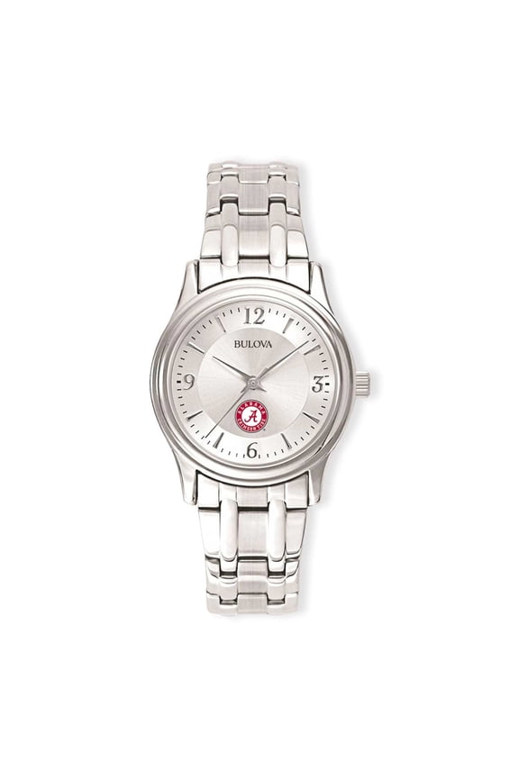 Women's Silver Alabama Crimson Tide Stainless Steel Quartz Watch