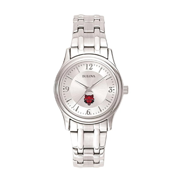 Women's Silver Arkansas State Red Wolves Stainless Steel Quartz Watch
