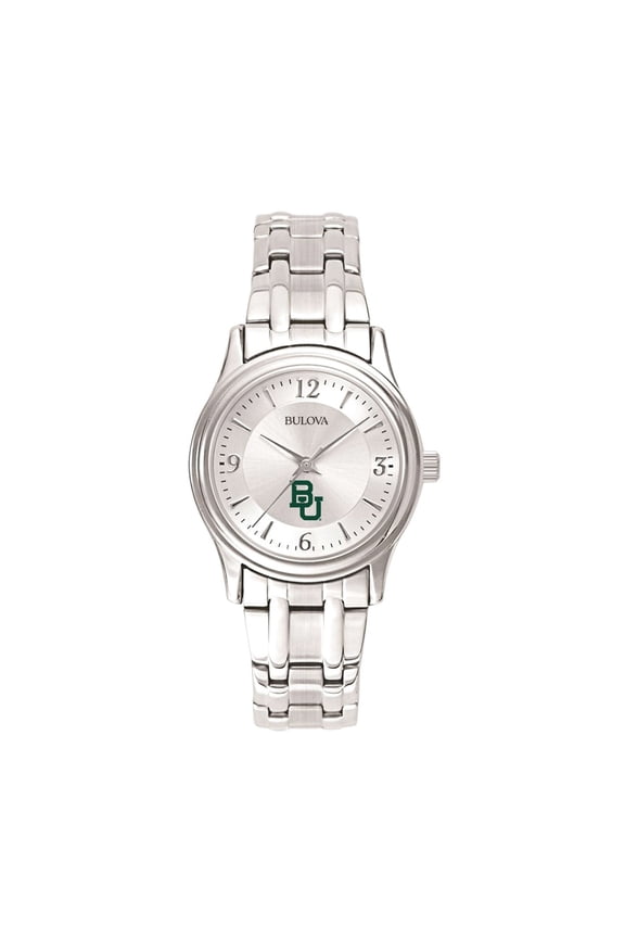 Women's Silver Baylor Bears Stainless Steel Quartz Watch