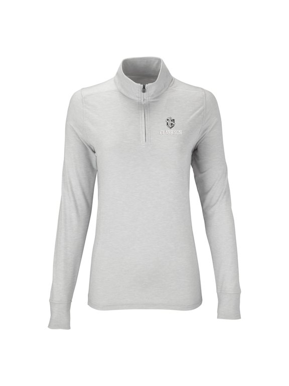 Women's Silver Clarkson Golden Knights Vansport Zen Quarter-Zip Pullover Jacket
