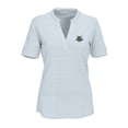 thumbnail image 1 of Women's Silver Cleveland State Vikings Strata Textured Henley Shirt, 1 of 1