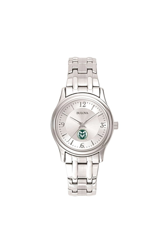 Women's Silver Colorado State Rams Stainless Steel Quartz Watch
