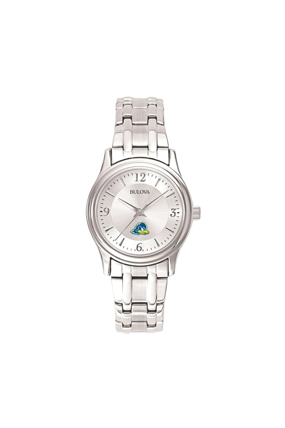 Women's Silver Delaware Fightin' Blue Hens Stainless Steel Quartz Watch