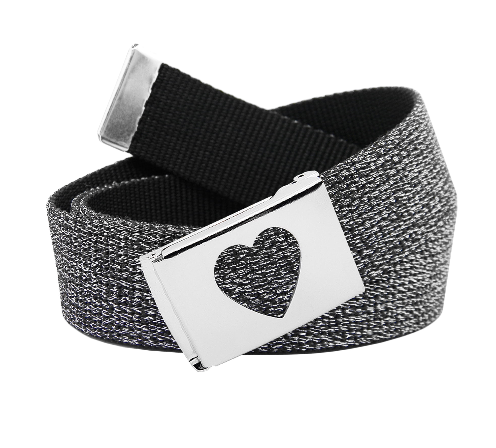 Silver glitter black belt Western Rhinestone Glitter Fashion Belt Black and Silver 42  main image 4