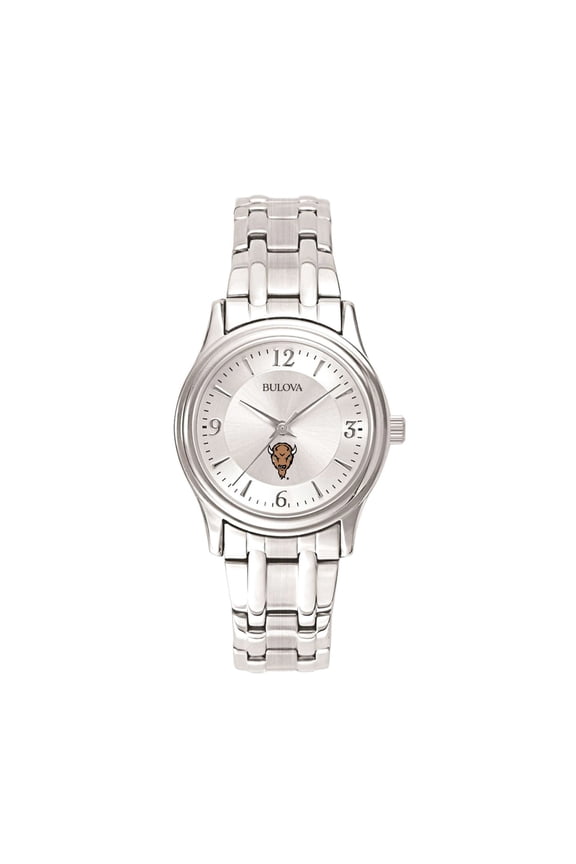 Women's Silver Marshall Thundering Herd Stainless Steel Quartz Watch