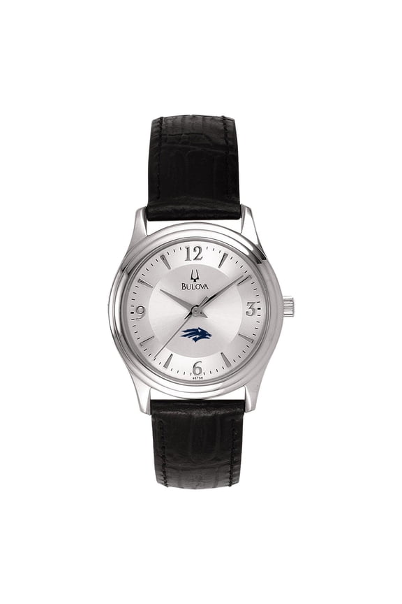 Women's Silver Nevada Wolf Pack Leather Watch