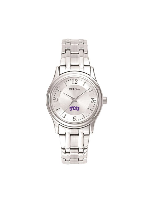 Women's Silver TCU Horned Frogs Stainless Steel Quartz Watch