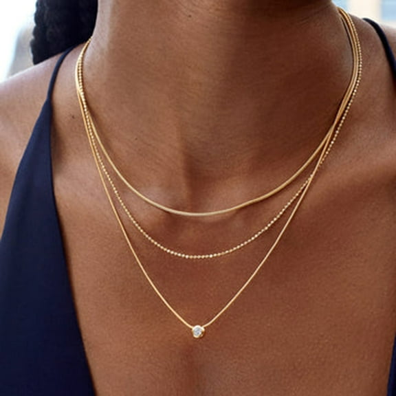 Women's Simple And Light Luxury Titanium Steel Necklace