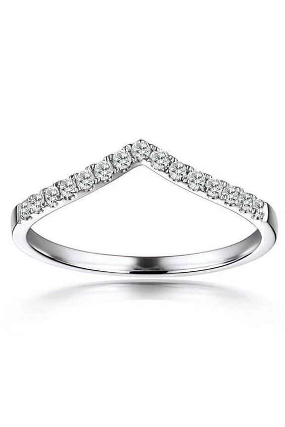 Women's Simple Fashion Set Row Diamond Ring