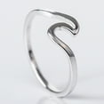 thumbnail image 1 of New Women's Simple Wave Ring, 1 of 1