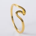 thumbnail image 1 of New Women's Simple Wave Ring, 1 of 1