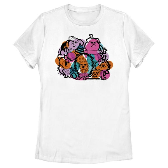 Women's Sing 2 Cartoon Group Shot  Graphic Tee White 2X Large