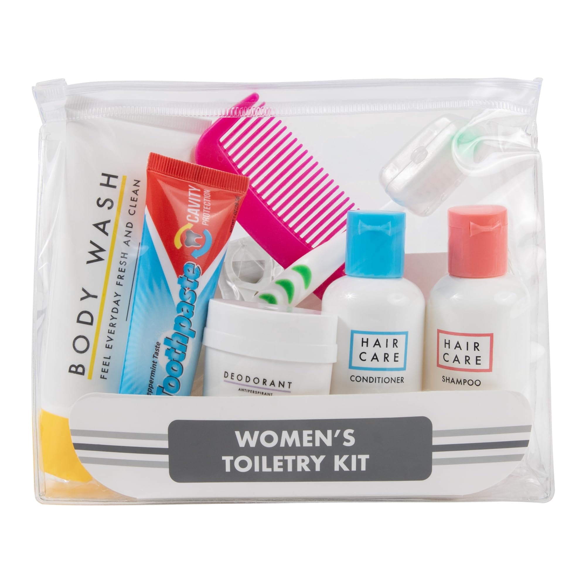 Trail Maker, Women‚Äôs Hygiene Toiletry Kit, 15 Piece, Travel Size