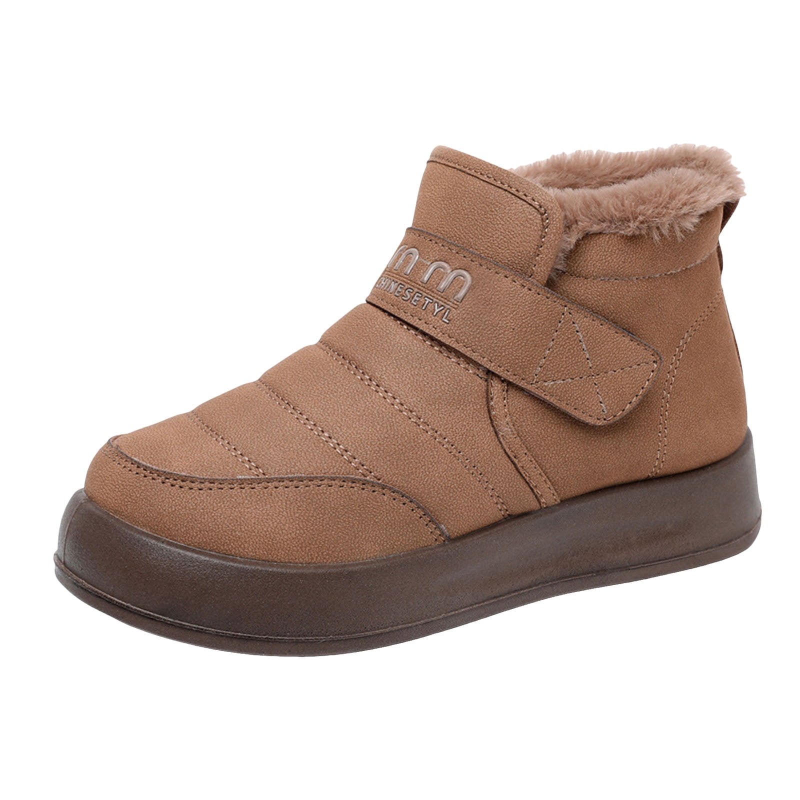 SALE/SALE/SALE Women\'s Brown Slip-On Winter Boots Size 8 Non-Slip Ankle; NEW Dulcie-sale-boot-br-  main image 4