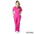thumbnail image 1 of Natural Uniforms Women's Mock Wrap Tie Back Scrub Set, Style MM001, 1 of 2