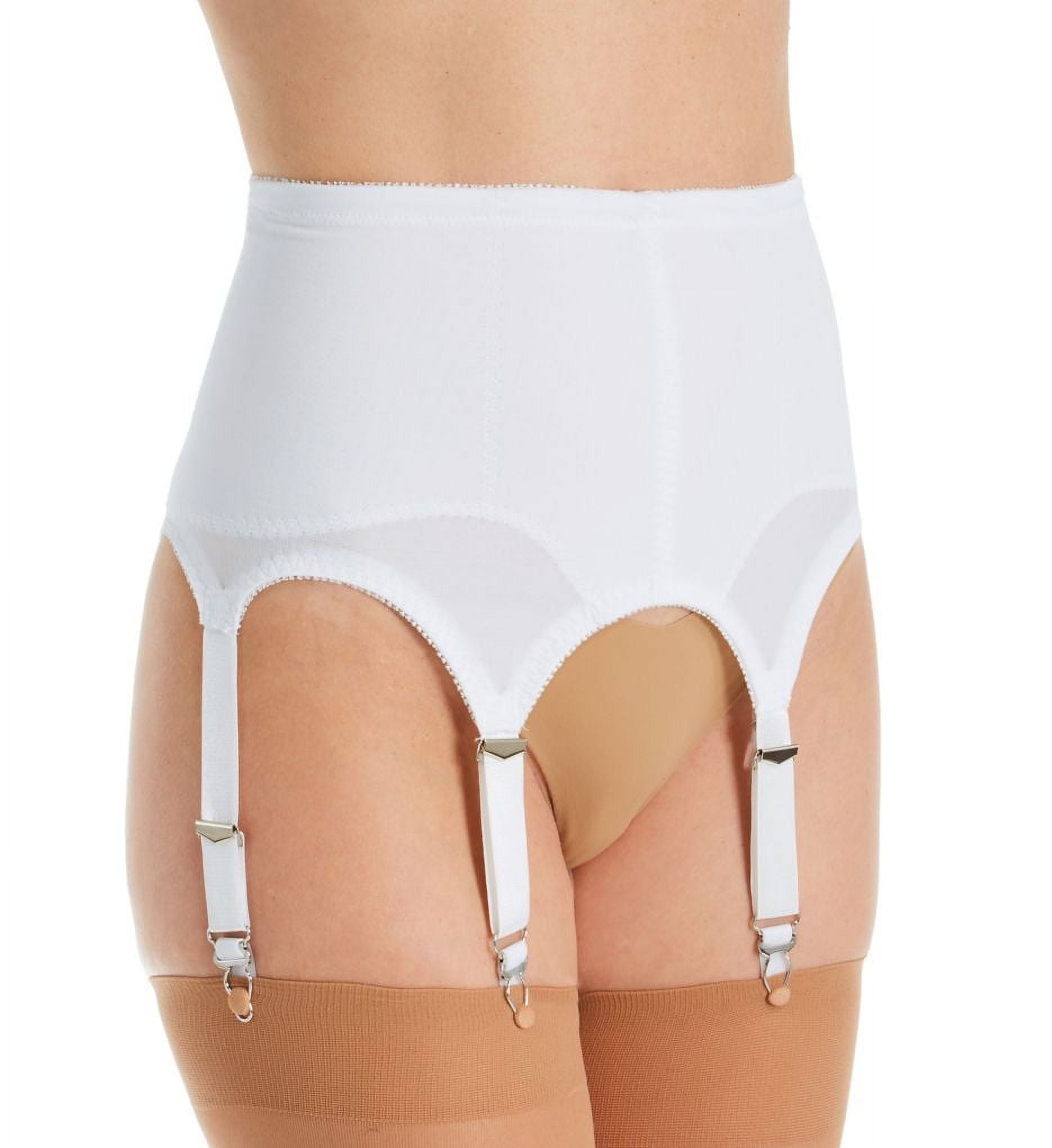 Plus Size Six-Strap Shaper Garter Belt Mesh Garter Belt Straps  Stockings/Lingerie (Garter Belt Sold Separately from Stockings) (Color :  Mesh White, Size : Large) : : Clothing, Shoes & Accessories