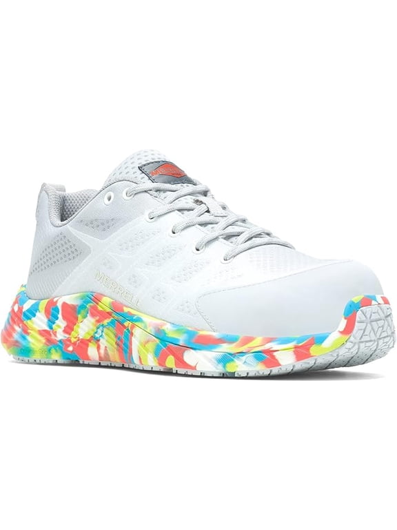 Women's Size 6.5 - Merrell Moab Flight CF (J005176) Lunar/Multicolor Slip Resistant Work Shoes
