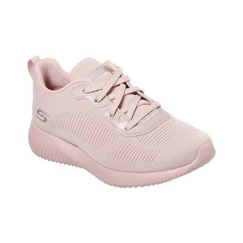 Skechers Women's BOBS Squad Tough Talk Lace-up Athletic Sneaker, Wide Width Available