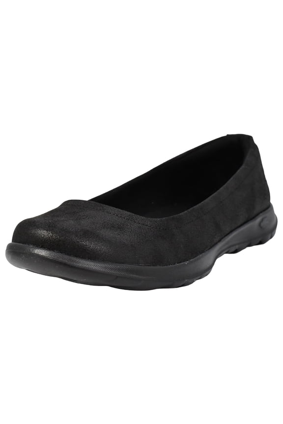 Go Walk Lite Gem Walking Shoes for Women with Memory Foam Insole Slip on Design Lightweight Flexible Outsole Casual Comfort Footwear