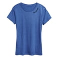 thumbnail image 1 of Instant Message - Sketched Florals Neck - Women's Short Sleeve Graphic T-Shirt, 1 of 5