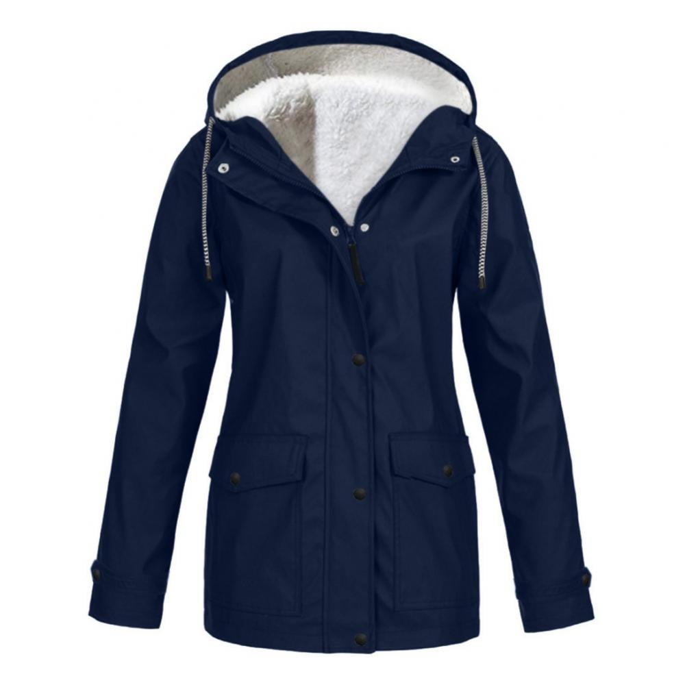 Women's Ski Jacket Warm Winter Waterproof Windbreaker Hooded Coat ...