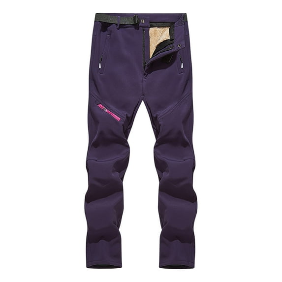 Women's Ski Pant, Snow Pants Clearance Women Removable Outdoor Pants Fleece Thickened Soft Ski Pants