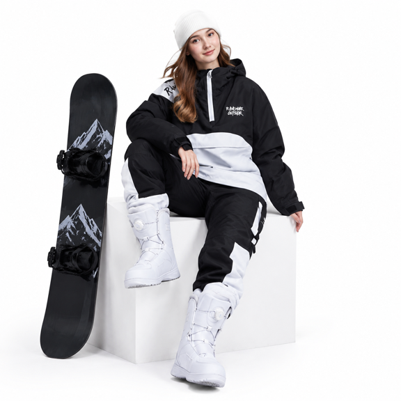 Women's Ski Suit Outdoor Sports Snowboarding Jacket And Pants Waterproofulated Snow