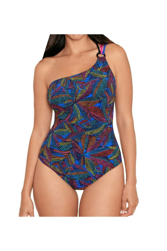 Women's Skinny Dippers 6540364 Lilyhue Triple Sec One Piece Swimsuit (Black S)