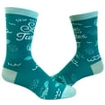 thumbnail image 1 of Women's Skip The Straw Save The Turtles Socks Environmental Awareness Footwear, 1 of 8