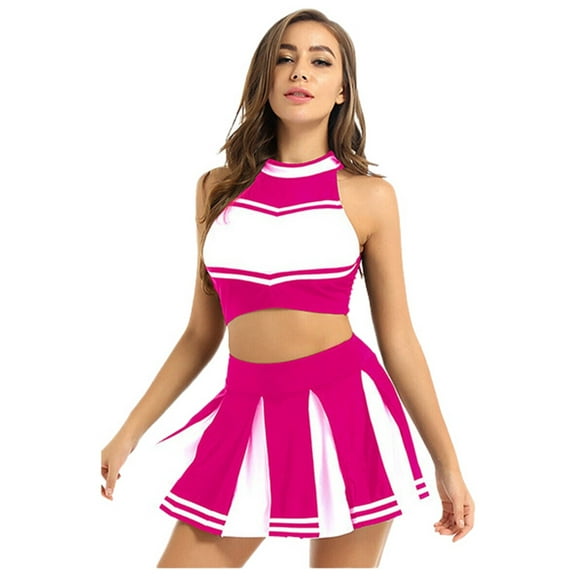 Women's Skirt Suit Cheerleading for Role Play Outfit for Performances Elegant Design for Cheerleaders Ideal for Events Comfortable and Stylish Ensemble