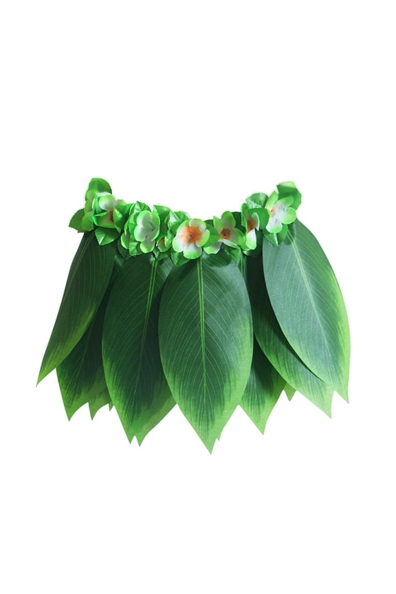 Women's Skirts Flower Leaf Skirt Accessory Kit Fashion Short Length Performance Womens Clothes Green S