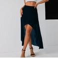 thumbnail image 1 of Women's Skirts High-End Fashion Slit Long Skirt Women's Summer A-Line Skirt, 1 of 4